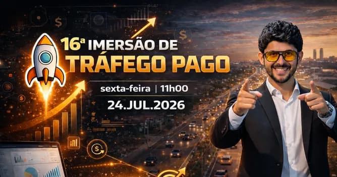 Imagem do 16ª Imersão de Tráfego Pago em Maracanaú