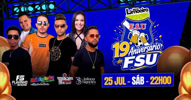 Imagem do 19º Aniversário do F.S.U. no Novo Limoeiro