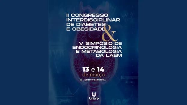Imagem do 2º Congresso Interd. de Diabetes e Obesidade e 5º Simpósio de Endocrinologia e Metabologia da LAEM