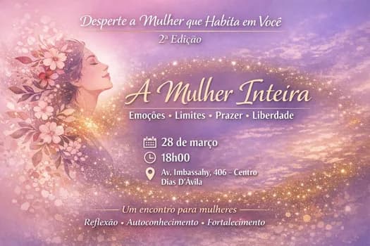 Imagem do 2ª Edição: Desperte a mulher que habita em você. A Mulher Inteira.