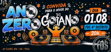2º EDIÇÃO FESTA ANO ZERO em Porto Alegre