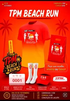 Imagem do 2 EDIÇÃO TPM BEACH RUN.