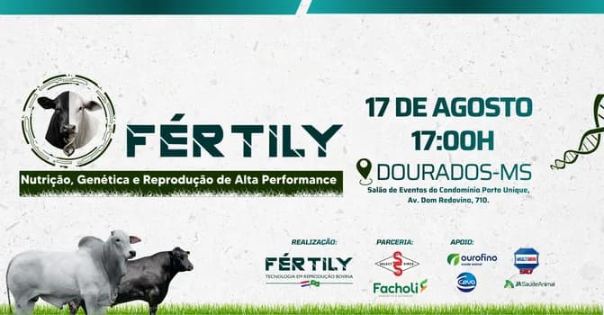 Imagem do 2 Encontro Fértily: Nutrição, Genética e Reprodução de Alta Performance
