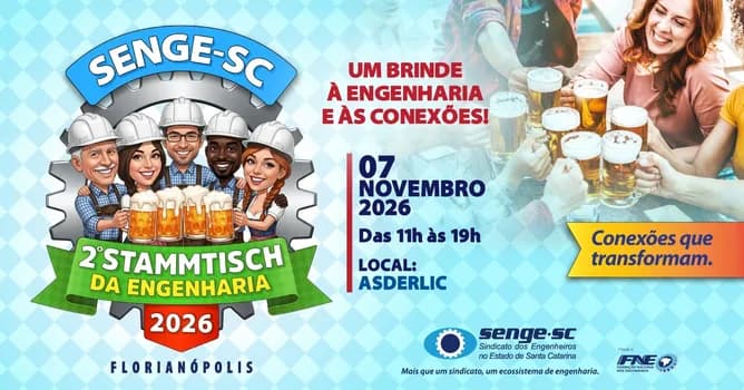 Imagem do 2ª STAMMTISCH DA ENGENHARIA 2026 - Conexões que transformam.