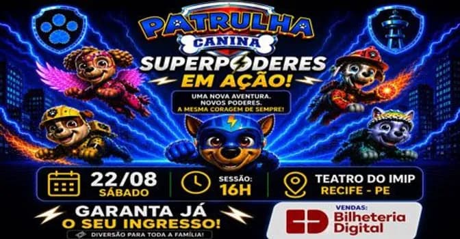 Imagem do 22/08 - FESTIVAL KIDS - TEATRO DO IMIP