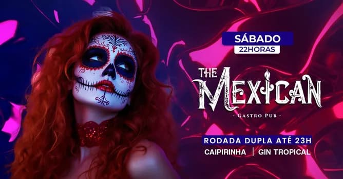Imagem do 22H SÁBADO no THE MEXICAN! NOCHE EN MEDELLÍN c/ DJs + Rodada Dupla