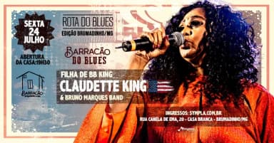 24/07 CLAUDETTE KING NO BARRACÃO em Brumadinho