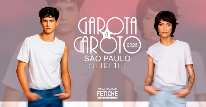 Imagem do 29° Concurso GAROTA E GAROTO SÃO PAULO ESTUDANTIL 2026 - Categoria Adulto