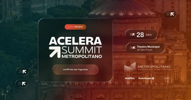 Imagem do 3º Acelera Summit Metropolitano 2026 - Edição São Paulo