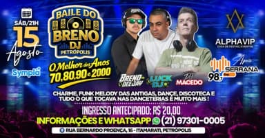 3º BAILE DO BRENO DJ - PETRÔPOLIS em Petrópolis