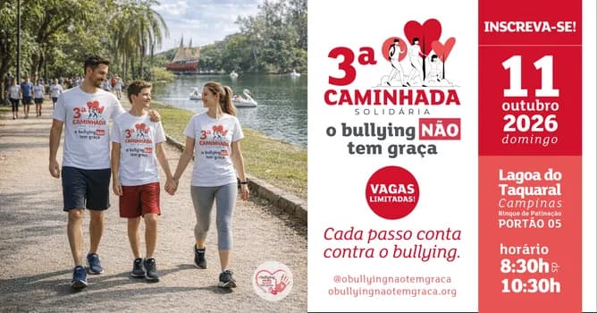 Imagem do 3ª Caminhada Solidária "O Bullying NÃO tem Graça"