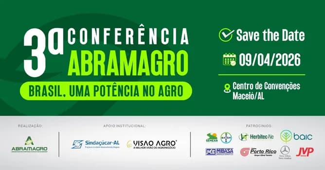 Imagem do 3ª CONFERÊNCIA ABRAMAGRO - BRASIL, UMA POTÊNCIA NO AGRO