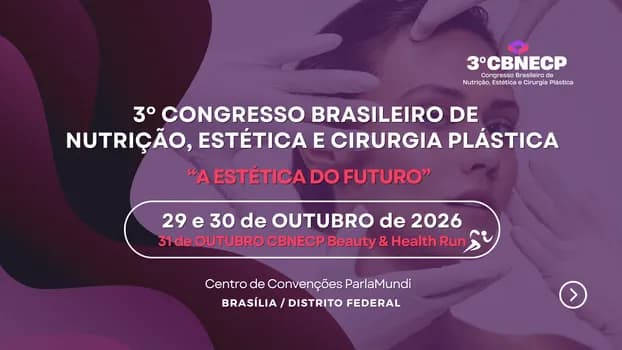 Imagem do 3º Congresso Brasileiro de Nutrição, Estética e Cirurgia Plástica
