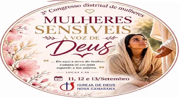 Imagem do 3° Congresso Distrital de Mulheres 2026