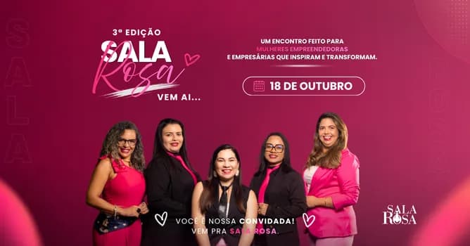 Imagem do 3ª Edição Sala Rosa