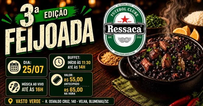 Imagem do 3ª Feijoada do Ressaca
