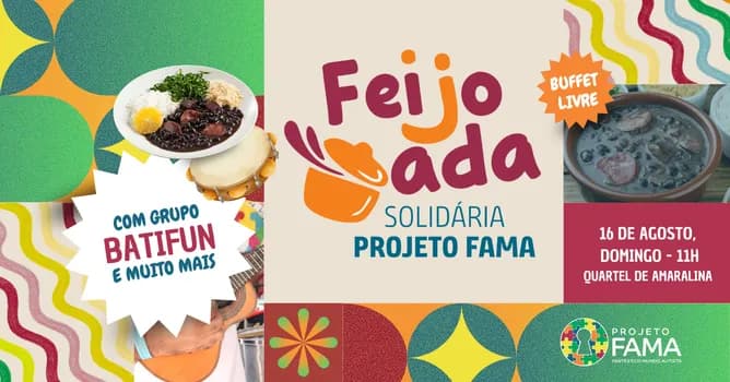 Imagem do 3ª Feijoada Solidária Projeto FAMA