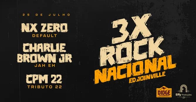 Imagem do 3 X Rock Nacional