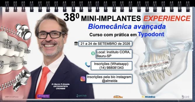 Imagem do 38 Curso Mini-Implantes EXPERIENCE: Biomecânica Avançada ( somente TAXA DE INSCRIÇÃO)