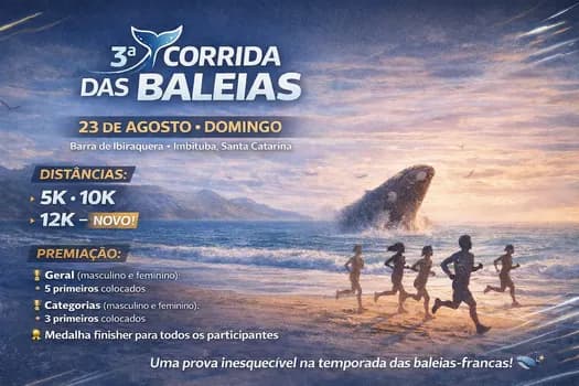 Imagem do 3a CORRIDA DAS BALEIAS, Barra de ibiraquera Imbituba.