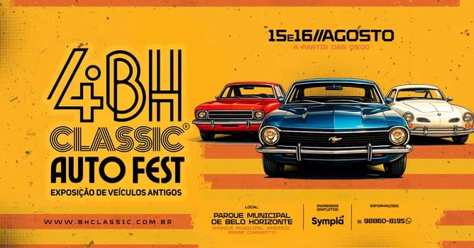 Imagem do 4º CLASSIC AUTO FEST - Exposição de veículos clássicos