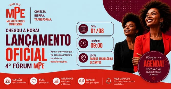 Imagem do 4º FÓRUM MPE - Conecta. Inspira. Transforma.