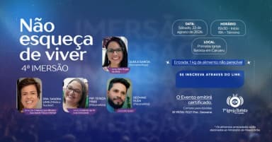 4ª Imersão PIB Caruaru - Não Esqueça de Viver em Caruaru