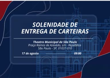 4ª Solenidade de Outorga de Carteiras - Theatro Municipal de São Paulo em São Paulo