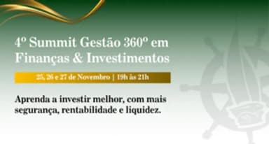 4º Summit Gestão 360º em Finanças & Investimentos em Rio de Janeiro