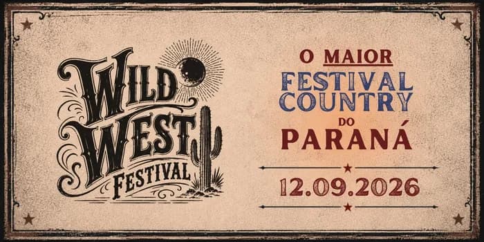 Imagem do 4º Wild West Festival - O MAIOR FESTIVAL COUNTRY DO PARANÁ