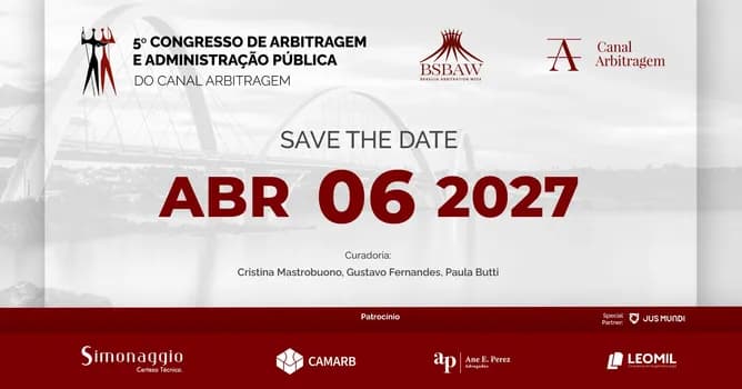 Imagem do 5º Congresso de Arbitragem e Administração Pública