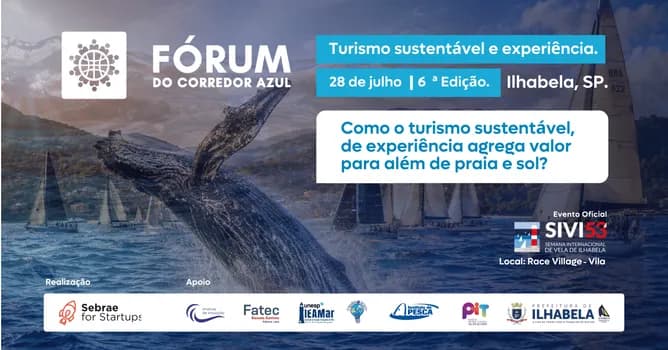 Imagem do 6° Fórum do Corredor Azul.