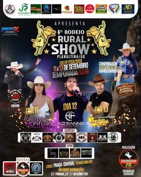 Imagem do 6° RODEIO RURAL SHOW