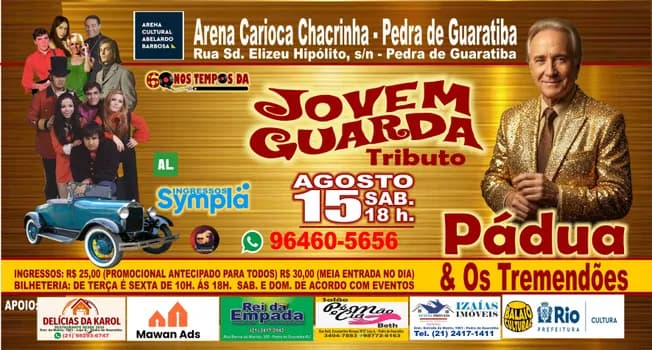 Imagem do 60 Nos Tempos da Jovem Guarda - Pádua & Os Tremendões