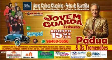 60 Nos Tempos da Jovem Guarda - Pádua & Os Tremendões em Rio de Janeiro