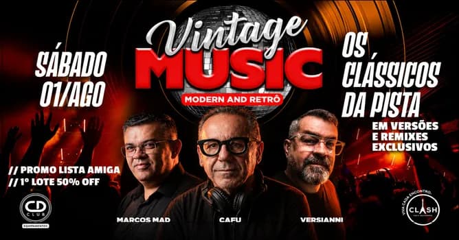 Imagem do 6a ed. VINTAGE MUSIC 2026 - MODERN and RETRÔ