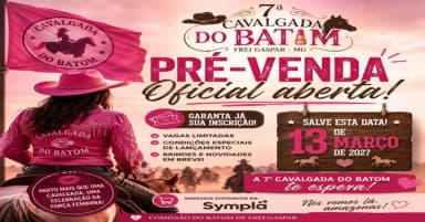 7ª Cavalgada do Batom de Frei Gaspar 2027 em Frei Gaspar