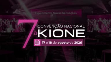 7ª Convenção Nacional Kione - A Maior Imersão para Cabeleireiros do País 17 e 18 de agosto/2026 em Formiga