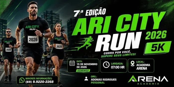 Imagem do 7ª EDIÇÃO ARI CITY RUN-5K