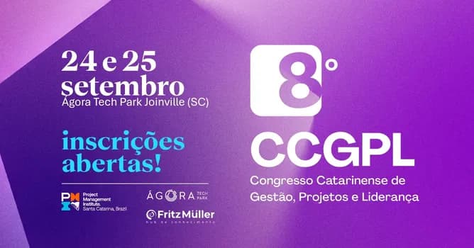 Imagem do 8° CCGPL 2026 - Congresso Catarinense de Gestão, Projetos e Liderança