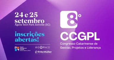 8° CCGPL 2026 - Congresso Catarinense de Gestão, Projetos e Liderança em Joinville