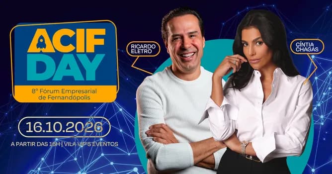 Imagem do 8º FÓRUM EMPRESARIAL - ACIF DAY 2026