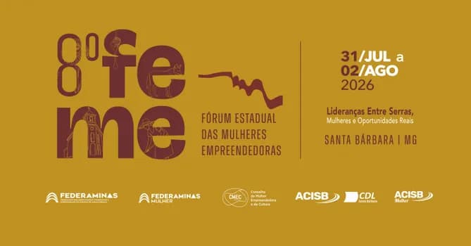 Imagem do 8º Fórum Estadual da Mulher Empreendedora - FEME 2026