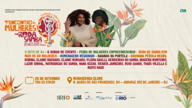 9º Encontro Nacional e Internacional de Mulheres na Roda de Samba - Ano Zezé Motta | RJ em Rio de Janeiro