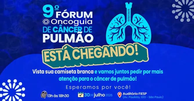 Imagem do 9º Fórum Oncoguia de Câncer de Pulmão