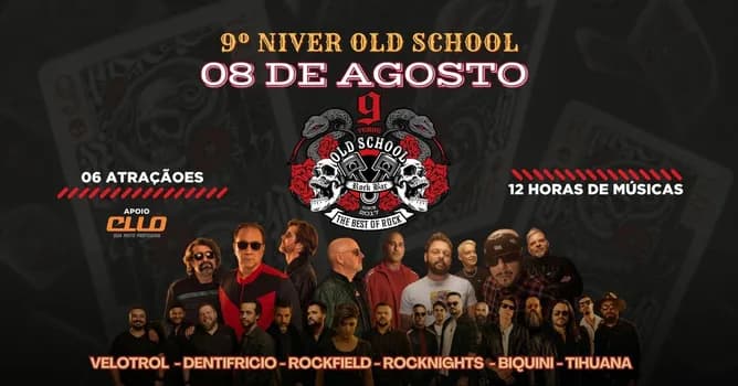 Imagem do 9º YEARS OLD SCHOOL ROCK BAR
