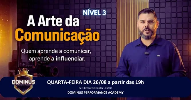 Imagem do A Arte da Comunicação Nível 3 com Jean Reis - DOMINUS