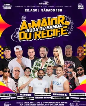 Imagem do A MAIOR RODA DE SAMBA DO RECIFE