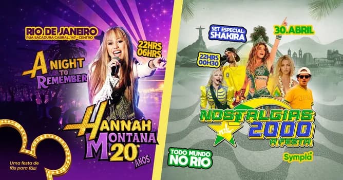 Imagem do A Night To Remember no Rio de Janeiro - 20 Anos de Hannah Montana & Set Abertura Shakira