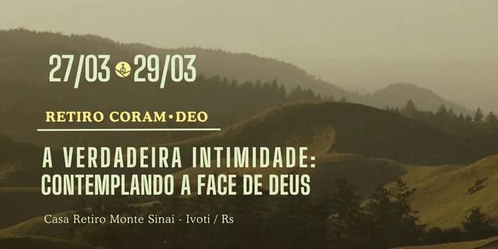 Imagem do A Verdadeira Intimidade: Contemplando a Face de Deus